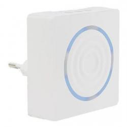 Zusatz-Gong - für Türsprechanlage - Link2Home-WiFi - REV-RITTER weiß mit blauem Signalring - (24,16 Euro)