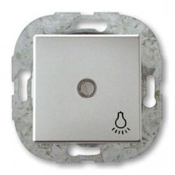 Wipptaster - Schließer mit Glimmlampe und Licht-Symbol-Wippe - Serie Arcada - DÜWI chrom - (13,52 Euro)