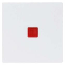 Flächenwippe mit roter Linse - Serie Fiorena - PRESTO-VEDDER ultraweiß (helles reinweiß) - (3,28 Euro)