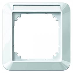 1-fach - Serie 1-M-Abdeckrahmen mit Beschriftungsträger - System M - MERTEN polarweiß (Thermoplast glänzend) - (5,55 Euro)