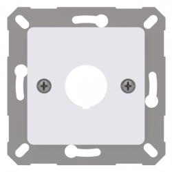 Abdeckung mit Tragplatte - für Dioden-Steckverbinder - Durchmesser 18,5 mm - Serie Evingsen - PRESTO-VEDDER ultraweiß (ähnlich RAL 9010) - (7,49 Euro)