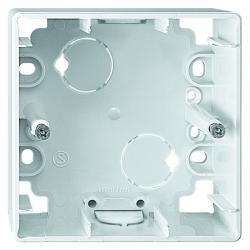 1-fach - Aufputzgehäuse - Serie 1-M / Atelier-M - System M - MERTEN polarweiß (Thermoplast glänzend) - (11,65 Euro)