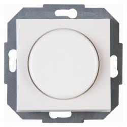 Druck-Dreh-LED-Dimmer mit Druck-Wechselschalter für konv. Trafos - 7-110 W/VA - LED 3-35 W - Serie Athenis - KOPP 