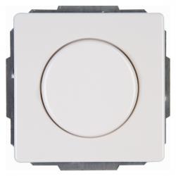 Druck-Dreh-LED-Dimmer mit Druck-Wechselschalter für konv. Trafos - 20-250 W/VA - LED 3-100 W - zu Serie Venedig - KOPP reinweiß - (93,58 Euro)