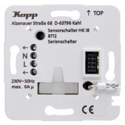 Serien-Leistungsteil - Schalter/Taster-Funktion - 3-Draht-Anschluss - Serie HK i8 - KOPP 