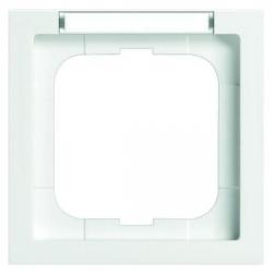 1-fach - Abdeckrahmen mit Sichtfenster - Serie Future Linear - BUSCH-JAEGER studioweiß - (7,66 Euro)