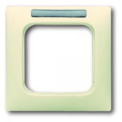 1-fach - Abdeckrahmen mit Sichtfenster - Serie Busch-Duro 2000 SI Linear - BUSCH-JAEGER weiß (cremefarbenes elektroweiß) - (6,35 Euro)
