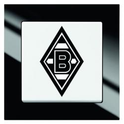 Fanschalter - Borussia Mönchengladbach - Aus-/Wechselschalter Komplettset - Serie Busch-Axcent - BUSCH-JAEGER Vereinsfarben Borussia Mönchengladbach - (40,59 Euro)