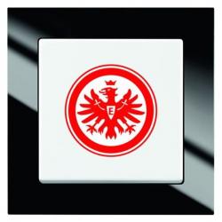 Fanschalter - Eintracht Frankfurt - Aus-/Wechselschalter Komplettset - Serie Busch-Axcent - BUSCH-JAEGER 