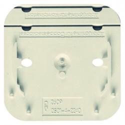 Montageplatte für AP-Geräte - Serie Busch-Duro 2000 AP - BUSCH-JAEGER weiß - (2,97 Euro)