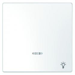 Wippe mit Kontrollfenster und Aufdruck Licht - System Design - MERTEN lotosweiß (Thermoplast glänzend) - (7,01 Euro)