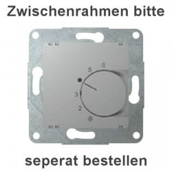 Raumthermostat-Einsatz - mit Absenkung und Wechselkontakt (Öffnen/Schließen) - PRESTO-VEDDER silbergrau - (65,59 Euro)