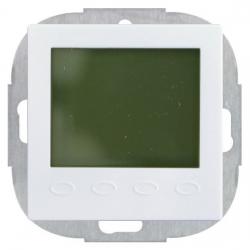 Programmierbarer digitaler Uhren-Raumthermostat-Einsatz - Abdeckung 55 x 55 mm - mit Absenkung und Schließerkontakt - PRESTO-VEDDER 