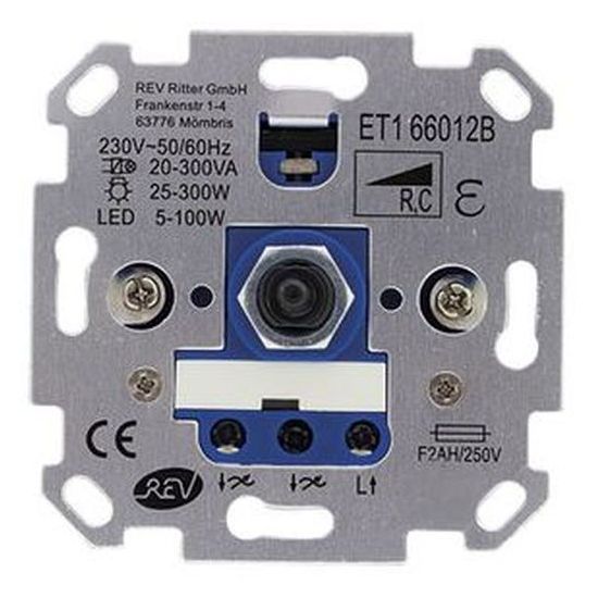 LED - Druck-/Dreh-Helligkeitsregler-Einsatz für elektronische
